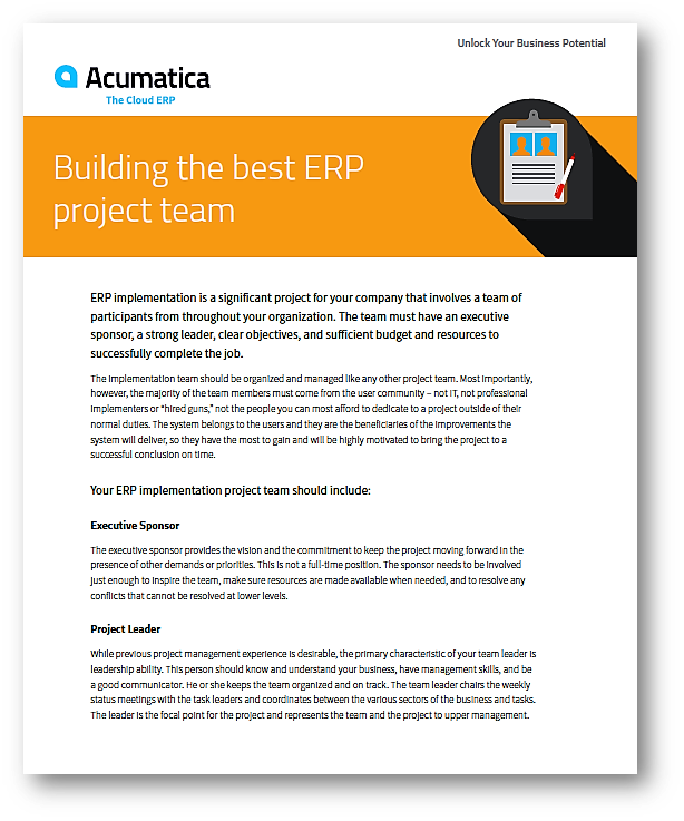 Acumatica ERP